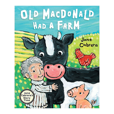 【现货】老麦克唐纳有一个农场 精装英文原版儿童绘本 Old Macdonald Had A Farm进口图书书籍