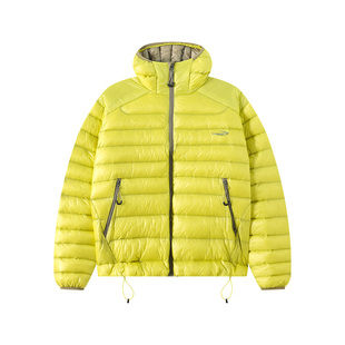 江南先生NewJNXS户外多色保暖90白鸭绒无胆防绒连帽排骨羽绒服冬