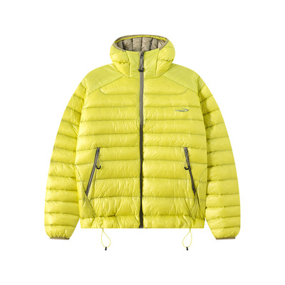 江南先生NewJNXS户外多色保暖90白鸭绒无胆防绒连帽排骨羽绒服冬