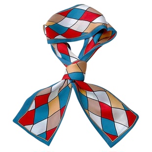 长条波点丝巾女秋冬发带绑头发丝蝴蝶结头绳发饰飘带绑包包发圈