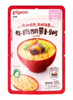 贝亲婴儿营养肉辅食粥冲冲粥面