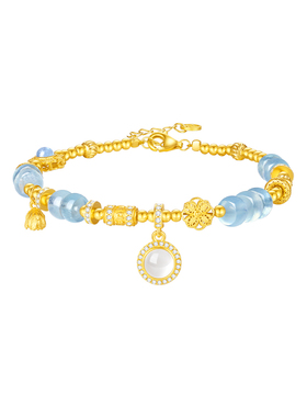 【圣诞礼物】周大生手链玉髓款