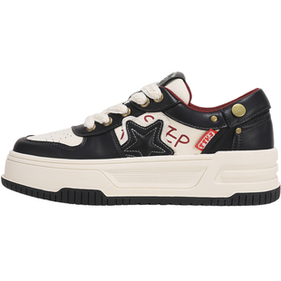 TTKJ星星vintage板鞋女鞋秋冬休闲软底潮牌运动鞋子高颜值厚底鞋