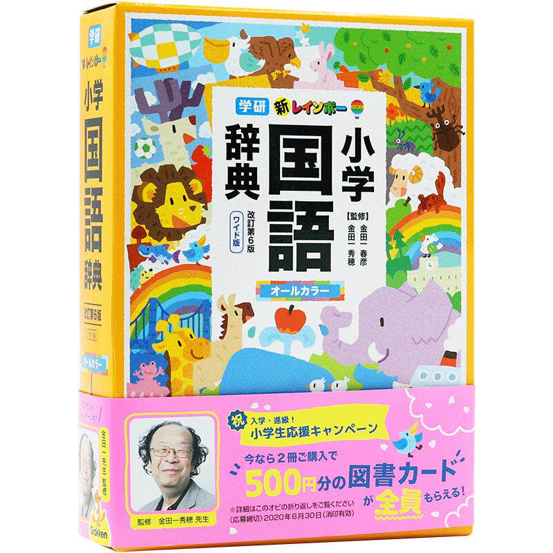 全彩页宽版小学生向辞典日文学习