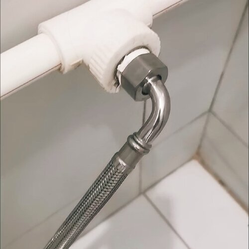 高压冷热水小厨宝进水管热水器家用卫生间耐高温不锈钢软管编织管