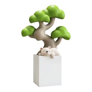 大型发财树放青松落地摆件开业礼物客厅电视柜旁装饰乔迁新居礼品