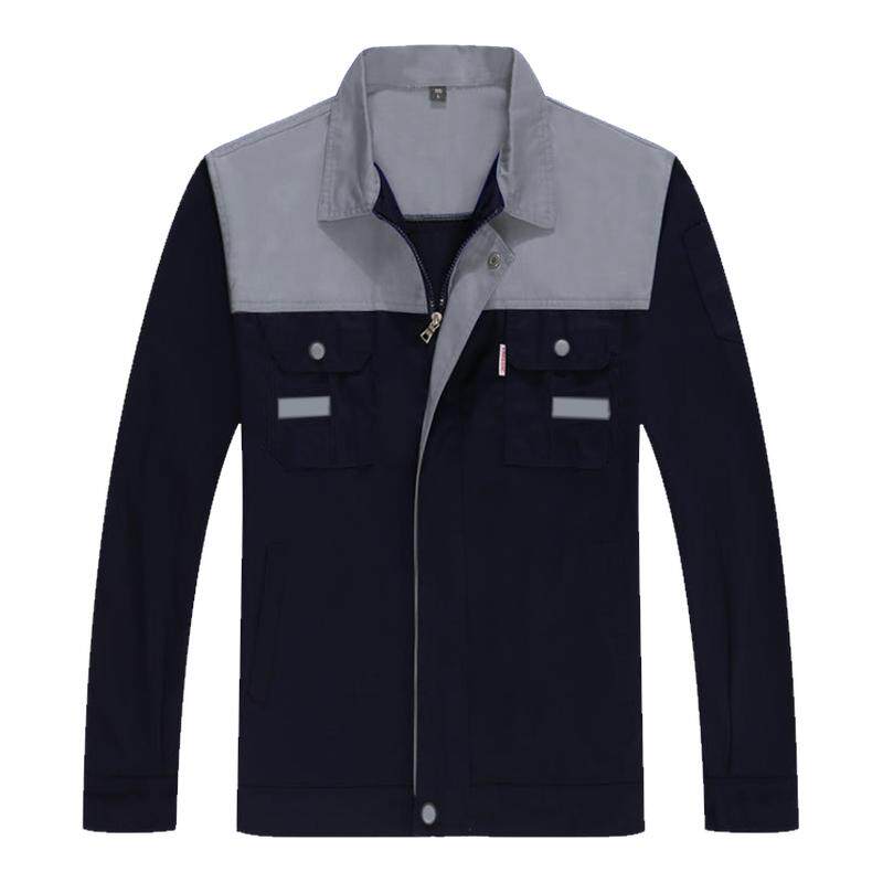 纯棉工作服防烫定制LOGO免费定制