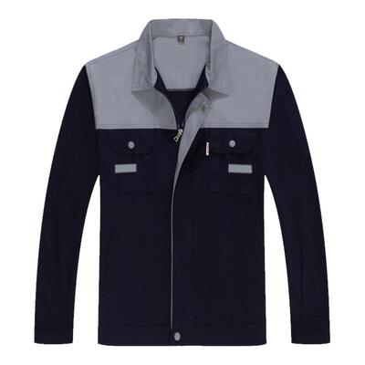 纯棉工作服防烫定制LOGO免费定制