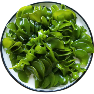 新鲜盐渍海木耳荣成特产海白菜孢子叶海灵芝裙带菜耳朵火锅商用