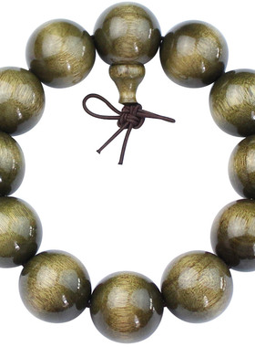 四川实木文玩顺纹小孔无瑕疵佛珠