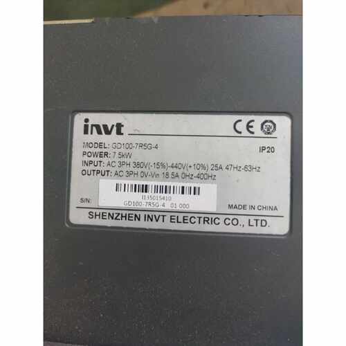 非标价英威腾变频器GD1007R5G47.5KW380V修理
