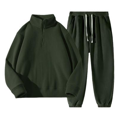 JEANSWEST摇粒绒卫衣卫裤套装男