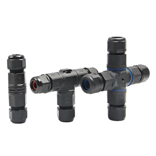 电线防水连接器对接头电缆接线端子户外T型三通防雨中间接线柱