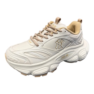 MLB男女情侣老爹鞋2025新款复古NY潮厚底增高运动休闲鞋3ASHW005N