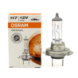 原装进口欧司朗H7汽车灯泡近光灯远光灯卤素前大灯灯泡12V55W 80W