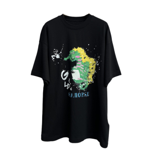 GOLDENBARRY|金和百瑞2025年春夏201982小海马趣味涂鸦T恤