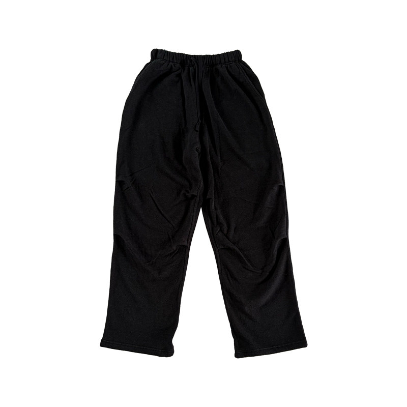 Sloow 20%汉麻80%长绒棉 Vintage质感卫裤 “伞兵裤”古着感