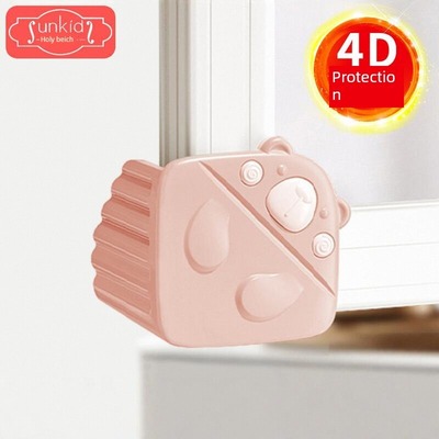 断桥铝窗户防撞角护角硅胶包边玻璃窗角门角防碰头保护套直角内开