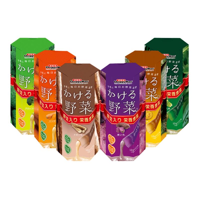 日本多格漫犬用蔬菜泥狗狗零食湿粮罐包蔬菜零食补充水分
