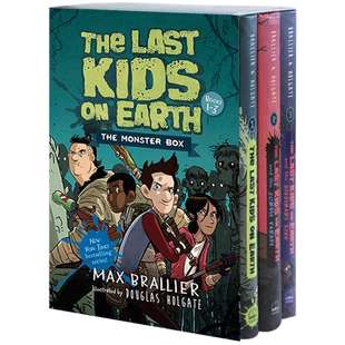 The Last Kids on Earth The Monster Box 英文原版 地球上的孩子1-3册 英文版儿童英语漫画绘本 进口原版课外阅读书籍