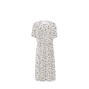 TENGS滕氏女装春夏新款清新碎花飘带连衣裙