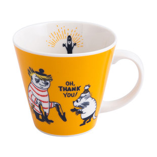 姆明Moomin釉上彩陶瓷水杯子北欧芬兰马克杯早餐杯咖啡杯牛奶杯