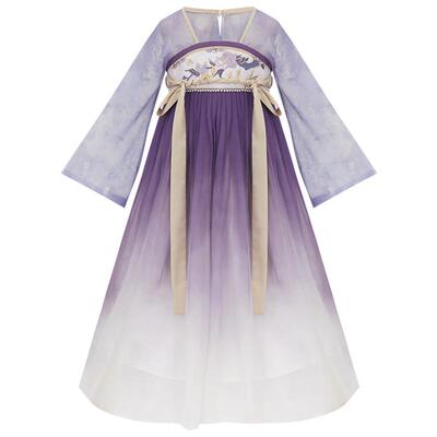 十三与童装夏款女童三色连衣裙