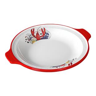 密胺创意饭店装两斤三斤新款大号冰镇小龙虾大咖专用造型盘子商用