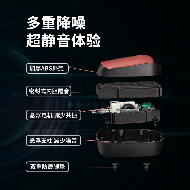 博特增氧泵家用充氧泵鱼缸增氧机超静音小型打氧机养鱼鱼缸氧气泵