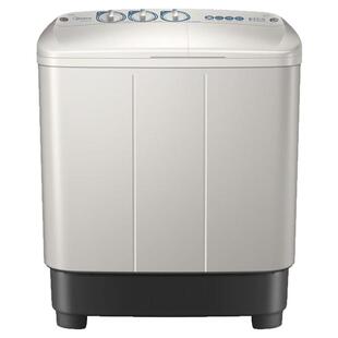 美的8kg大容量半自动家用租房老式双桶双缸洗脱一体波轮洗衣机