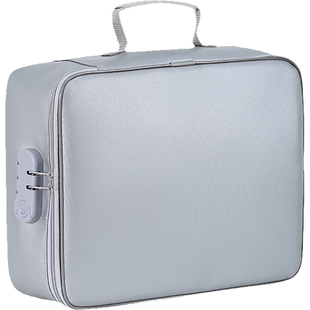 防水防火证件收纳包家用文件袋随身卡包大容量便携办公现金收纳箱