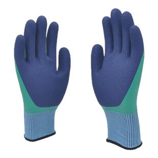 星宇正品BDL071乳胶全浸防水防滑防污耐用柔软双层胶水产渔业手套