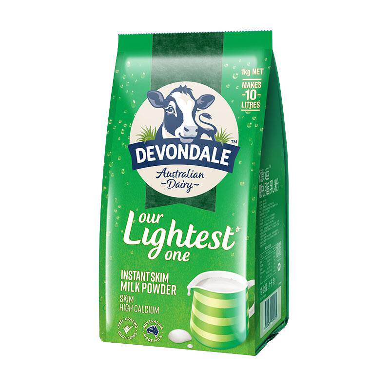 Devondale德运脱脂全脂奶粉纯牛奶粉成人儿童学生中老年1kg
