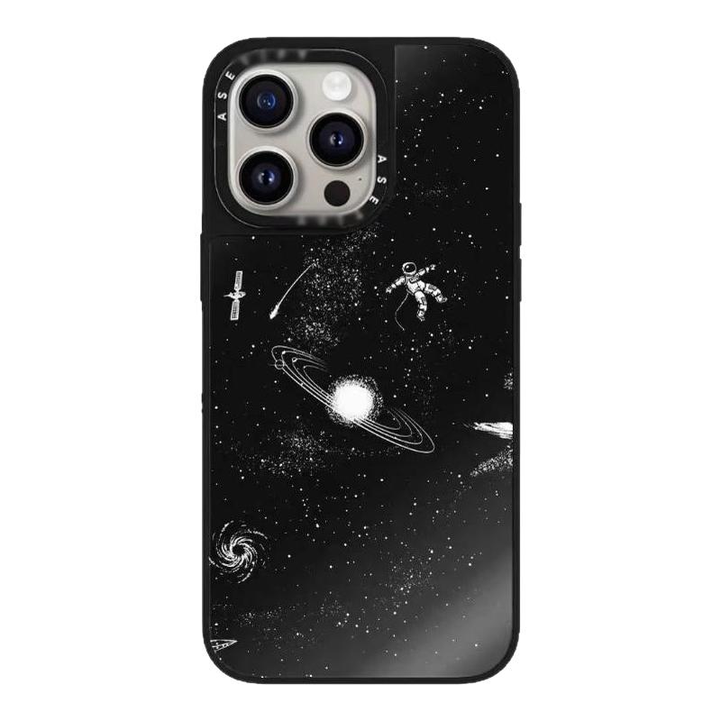 CASETiFiY黑色系新款磁吸16pro适用于iPhone17Promax苹果15plus手机壳镜面13防摔14可爱卡