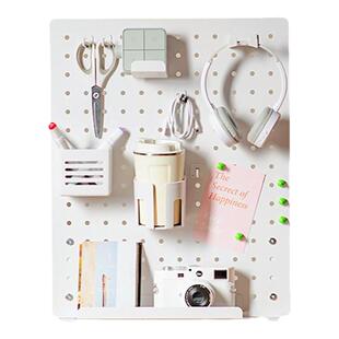 稳固扩充架洞洞板置物架电竞桌面支架耳机挂架免打孔大尺寸金属置物神器电脑鼠标键盘皆可收