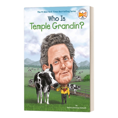 英文原版 Who Is Temple Grandin? 动物学家 坦普·葛兰汀是谁 名人传记系列 英文版 进口英语原版书籍儿童外文书