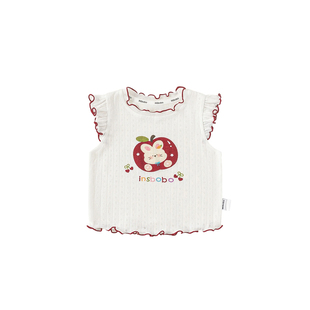 贝贝城女童短袖夏季新款背心洋气宝宝超好看上衣夏装儿童时髦t恤