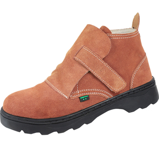 盾王软鞋盖劳保鞋男女电焊工钢头防砸反毛牛皮工作鞋防烫工地安全