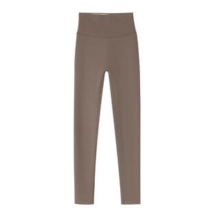 小个子八分咖色鲨鱼裤女外穿秋冬加绒高腰打底裤提臀收腹九分瑜伽