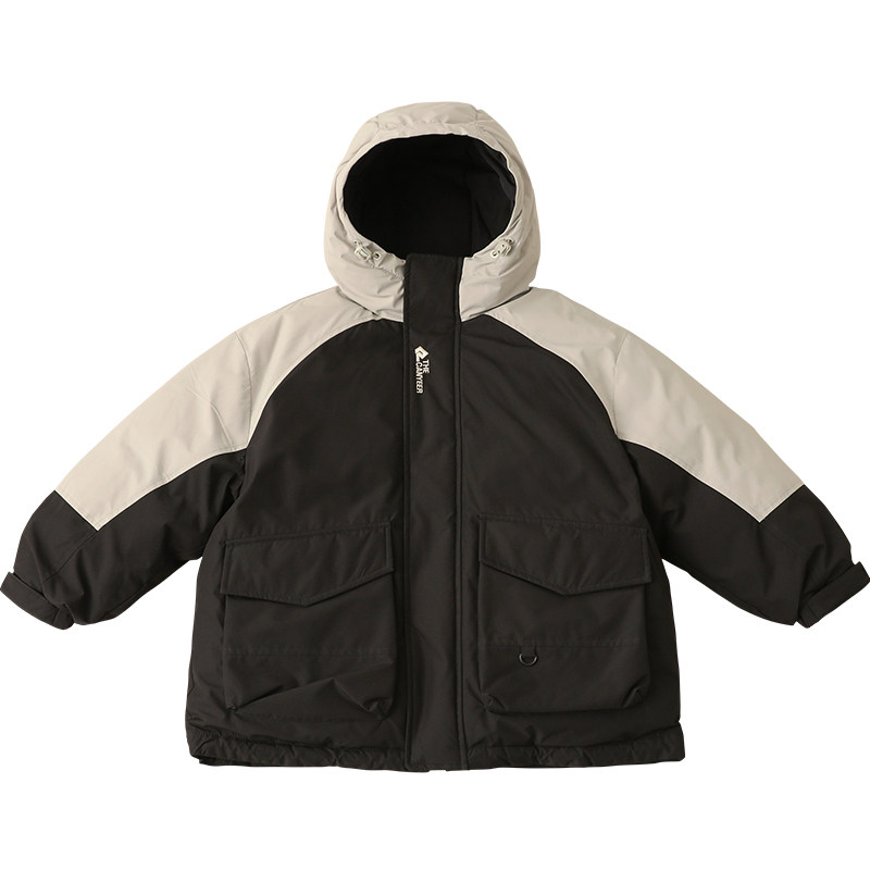 男童羽绒服中长款2025冬季新款亲子儿童羽绒服加厚中大童装C4876