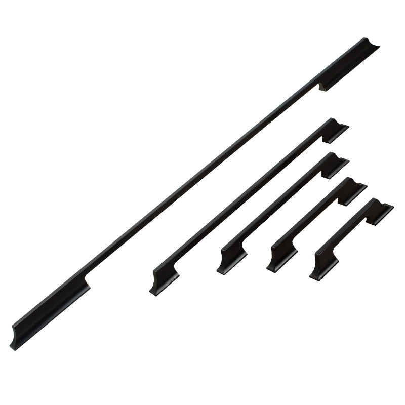 现代简约加长铝合金柜门美式拉手
