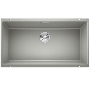 德国BLANCO铂浪高700U石英石厨房S7水槽珍珠灰大单槽花岗岩洗碗槽