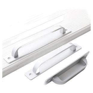 推拉门免打孔拉手把手铝合金木门厨柜玻璃厨房明装移门柜门手柄