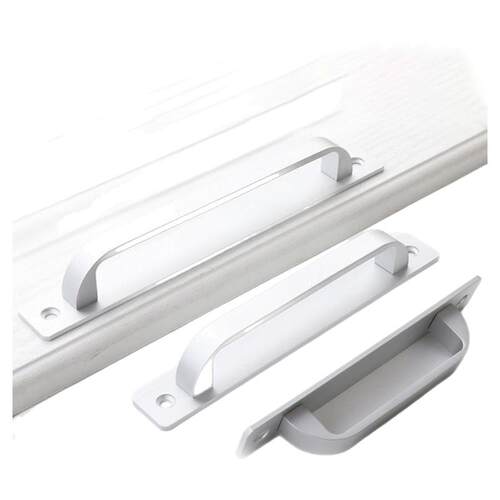 推拉门免打孔拉手把手铝合金木门厨柜玻璃厨房明装移门柜门手柄