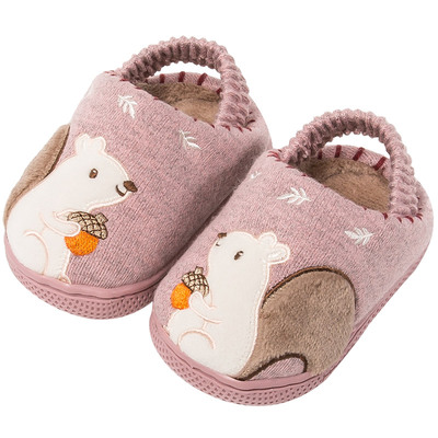 宝宝拖鞋1-3岁秋冬棉拖鞋家居鞋