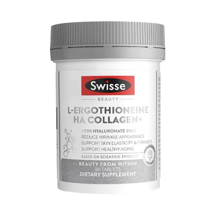 Swisse斯维诗超光瓶麦角硫因胶原蛋白片口服玻尿酸水光瓶30粒