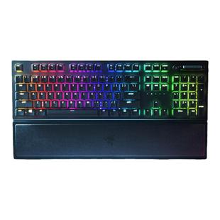 Razer雷蛇 黑寡妇蜘蛛V3电脑电竞游戏104键RGB背光带腕托机械键盘