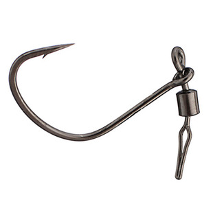 日本进口DECOY胜一worm120带转环倒钓钩下野流软饵软虫路亚鱼钩