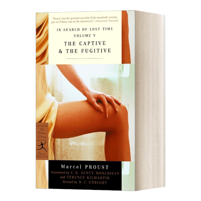 英文原版小说 In Search of Lost Time Volume V The Captive & The Fugitive 追忆似水年华 卷五 英文版 进口英语原版书籍