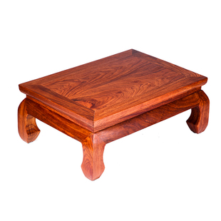 刺猬紫檀红木炕桌炕几中式飘窗桌罗汉床脚踏榻榻米桌卯榫实木底座